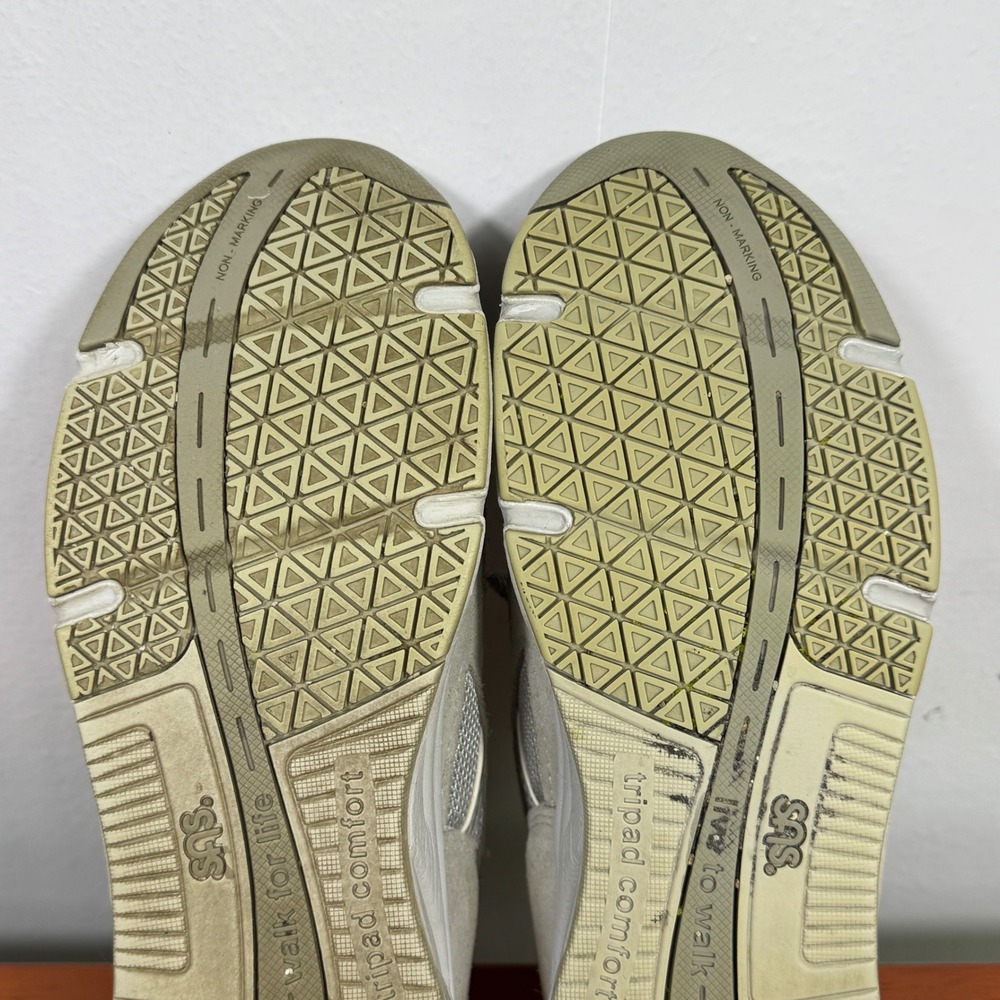 SAS Tour Mesh Suede Walking Sneakers Gray Women's 8.5N Tripad Comfort Athleisure - Picture 11 of 13